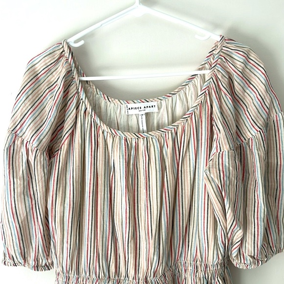 Apiece Apart Multicolor Striped Dress Size 8 - Picture 2 of 7
